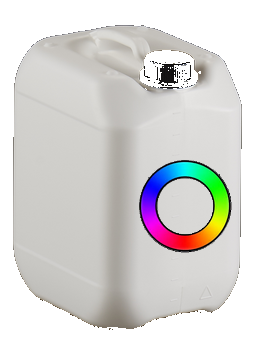 Fût plastique ouverture totale coloris