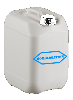 Fût plastique ouverture totale homologation