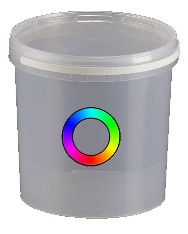 Fût plastique à ouverture totale coloris